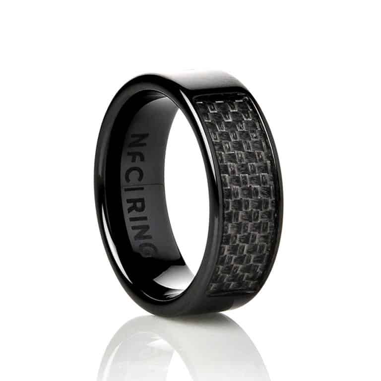 NFC Ring Ceramic Eclipse Smart Ring Accessory