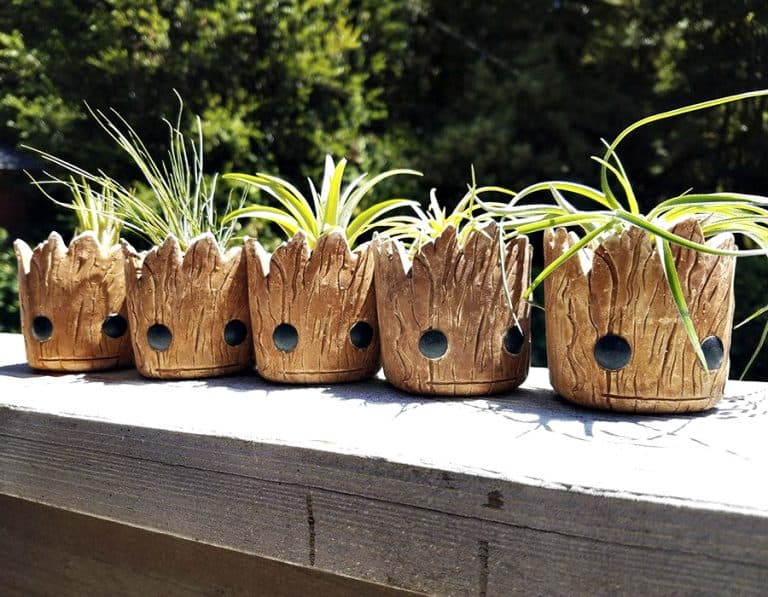 Redwood Stoneworks Baby Groot Inspired Planter Planters