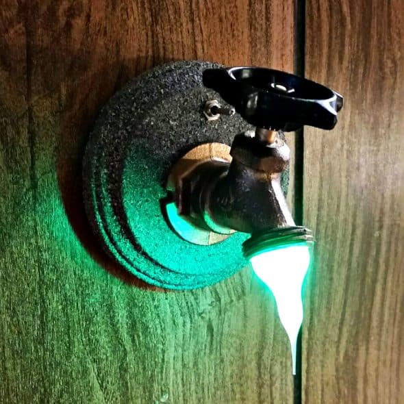Resin Store Faucet LED Night Light Battery Operated Resin Store Faucet LED Night Light Battery Operated
