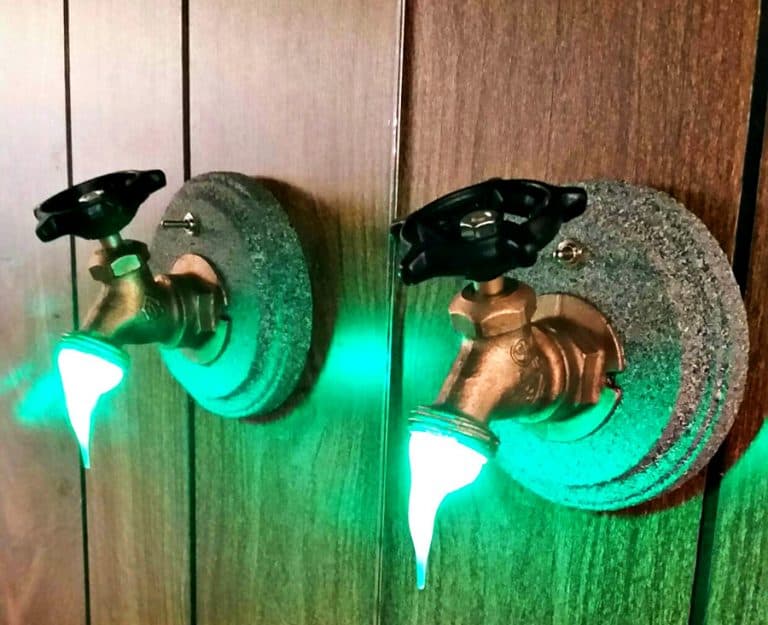 Resin Store Faucet LED Night Light Steampunk