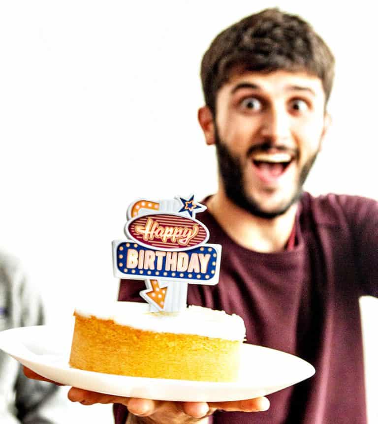Suck UK Happy Birthday Flashing Cake Topper Party Product
