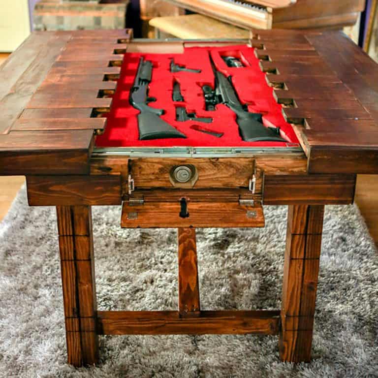 The Secret Table Dining Room Table with Secret Compartment Storage