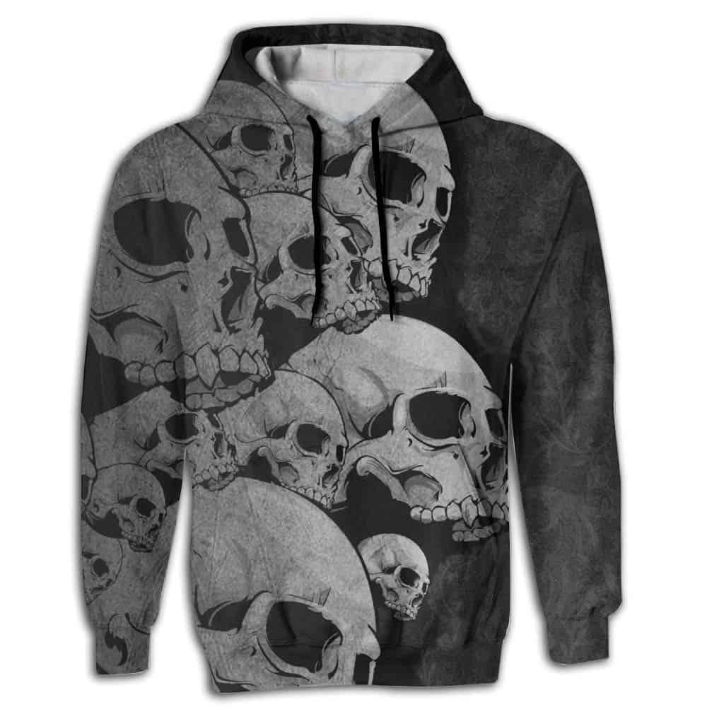Matterin Christiao Skull Headr Men Hoodies Sweatshirts 3D Printed Funny Hip Hop Hoodies Autumn Jackets Mlae Tracksuits