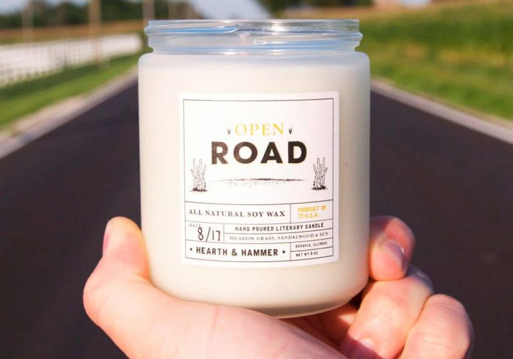 Hearth & Hammer Open Road Literary Candle NoveltyStreet