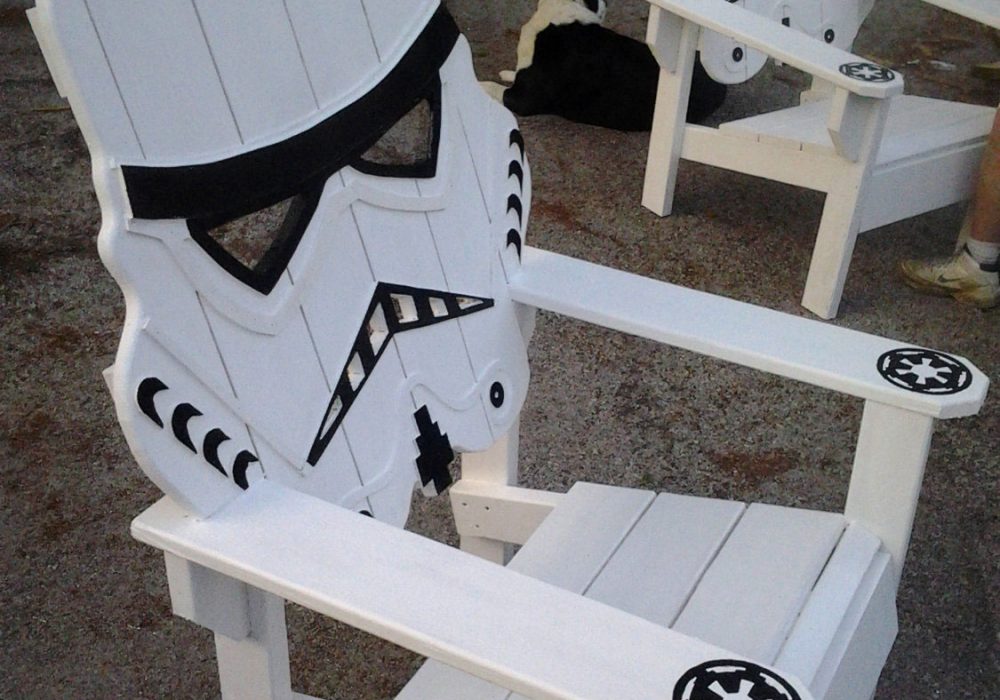 the trooper chair star wars