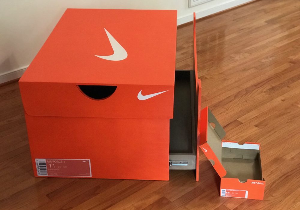 Giant Nike Shoe Box NoveltyStreet