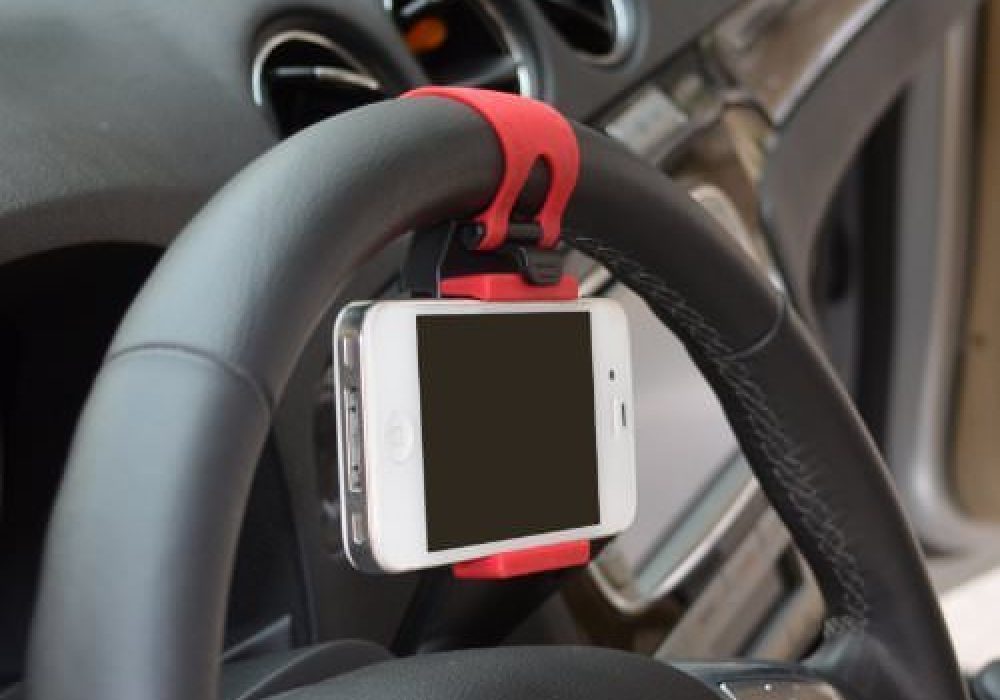 Hands Free Steering Wheel Phone Holder - NoveltyStreet