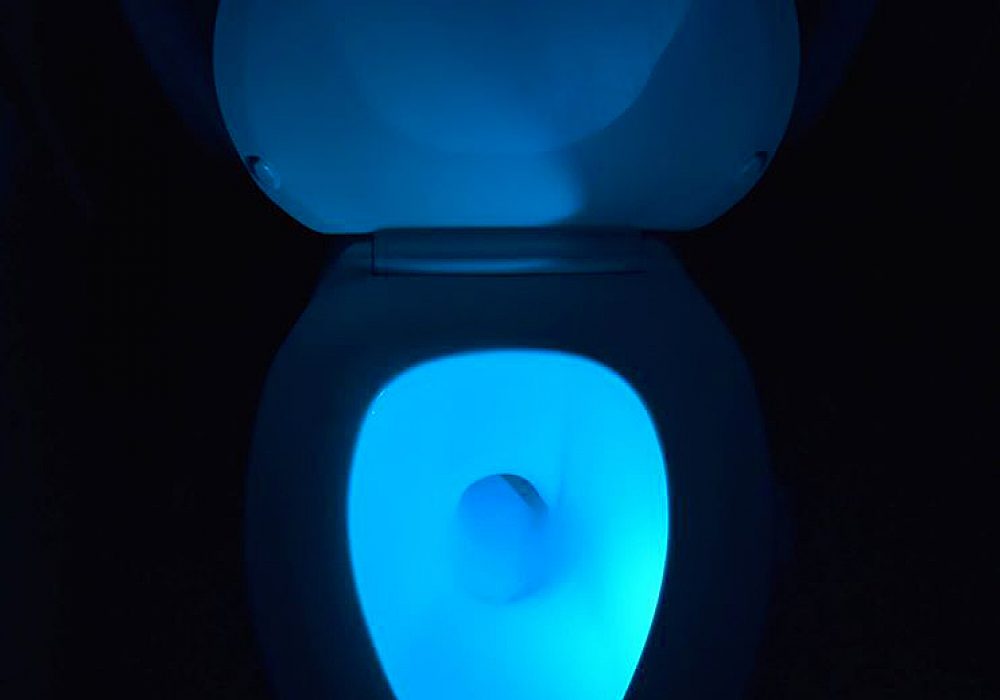 IllumiBowl Motion Activated Toilet Night Light NoveltyStreet