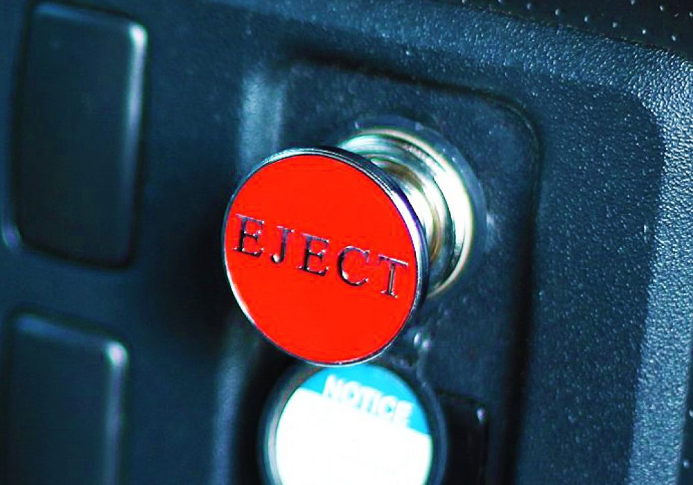 Kei Project Red Ejection Seat Push Button - NoveltyStreet