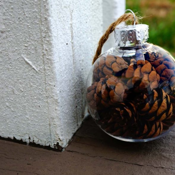 LettersByLilly Pinecone Christmas Ornament