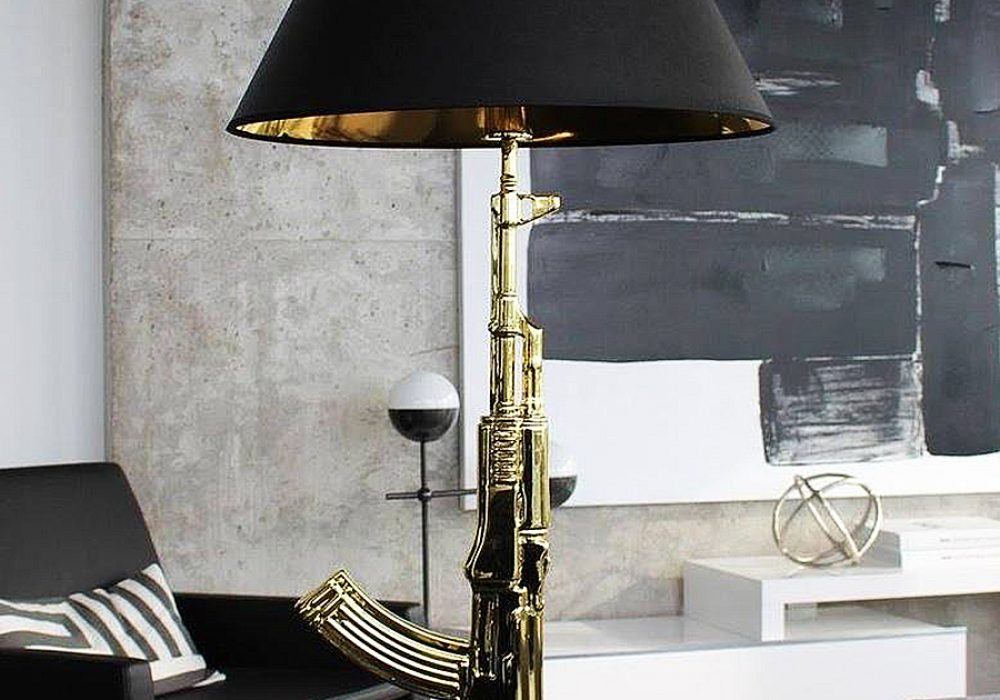 Mancave Stuff AK47 Table Lamp NoveltyStreet