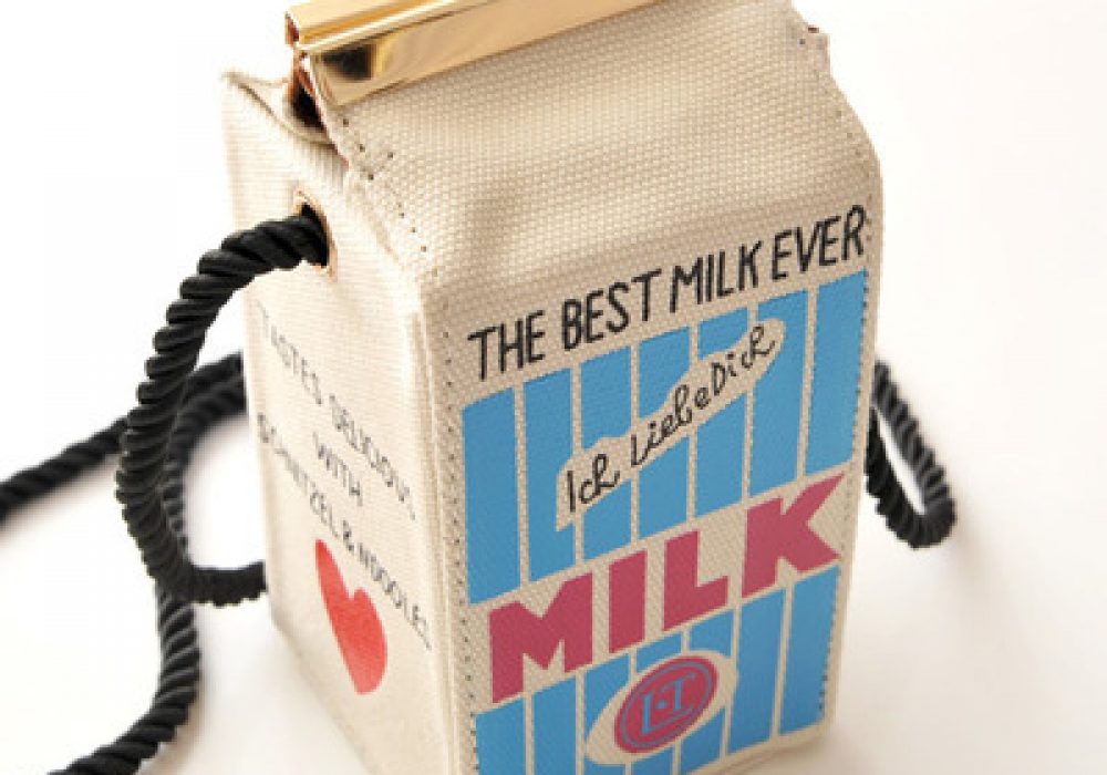 Mini Milk Carton Purse - NoveltyStreet