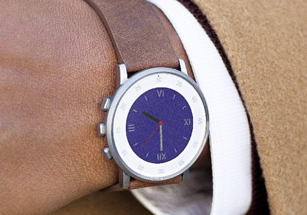 pebble time round smartwatch