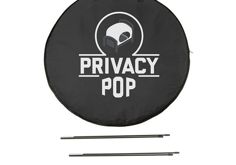 privacy pop tent on sofa bed