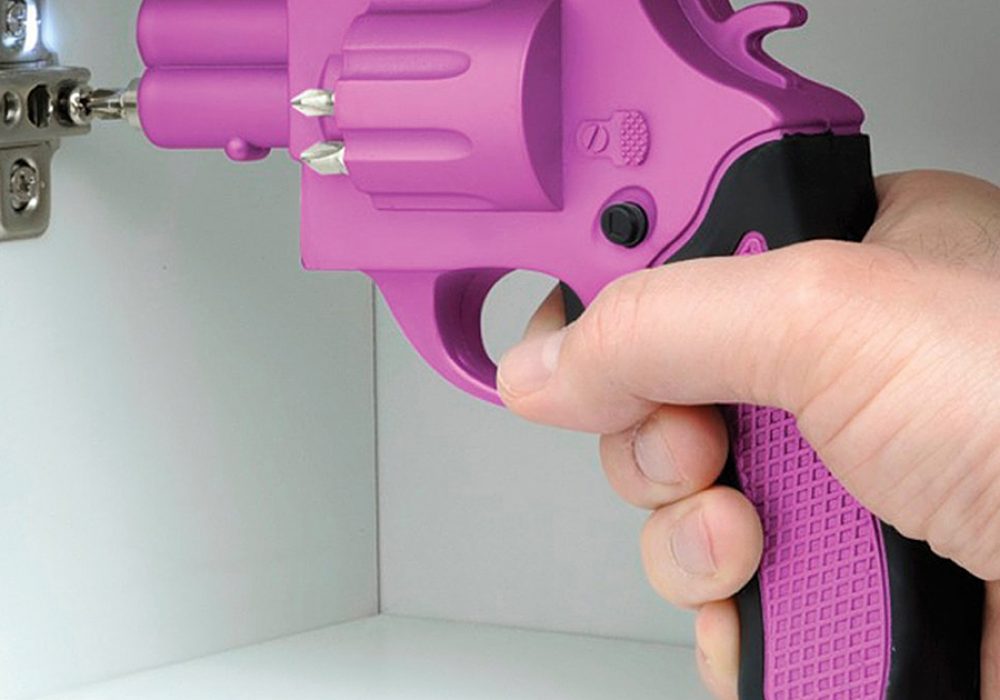 Revolver Shaped Screwdriver NoveltyStreet