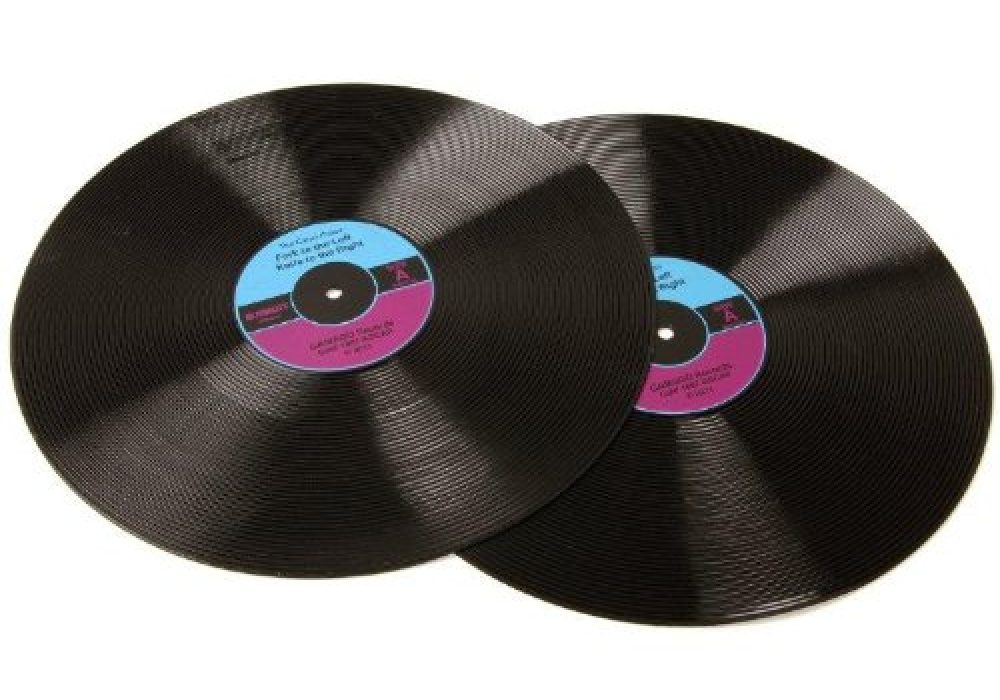 Silicone Record Placemats NoveltyStreet