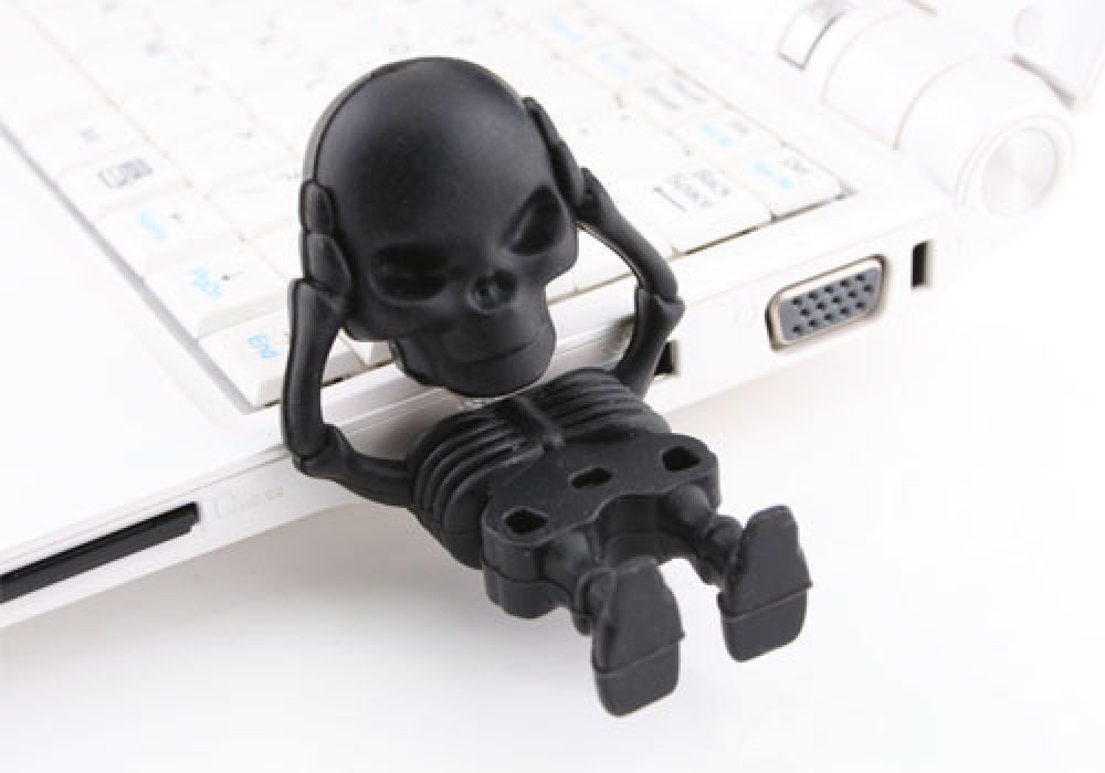 Skeleton flash drive noveltystreet