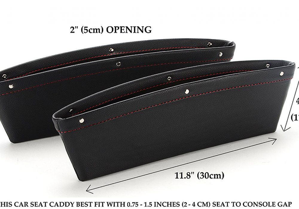 Leather Side Car Seat Catch Caddy NoveltyStreet