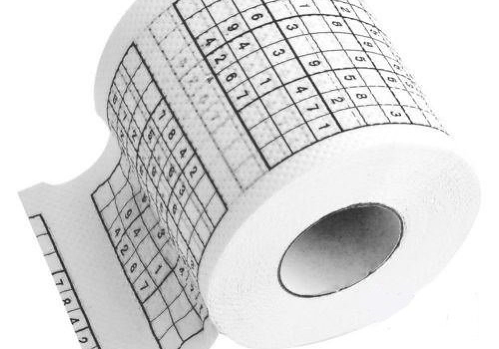 Sudoku Roll Toilet Paper NoveltyStreet
