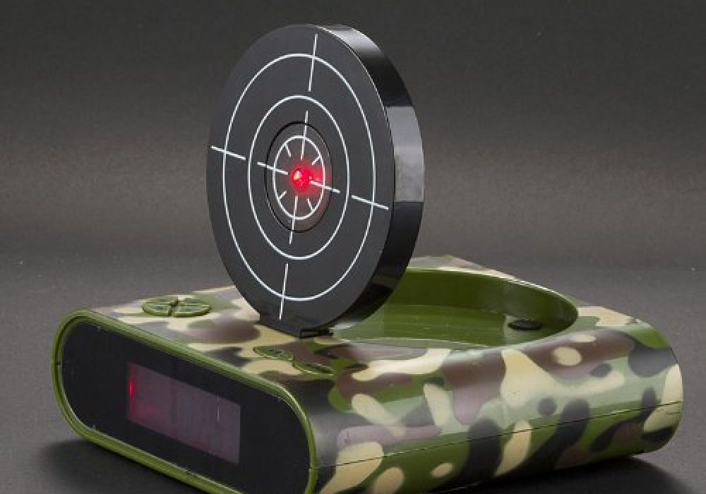 Gun Target Alarm Clock NoveltyStreet