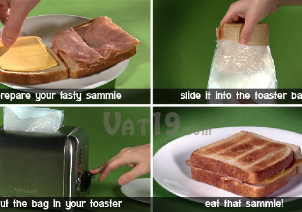 Toast It Reusable Toaster Bags NoveltyStreet