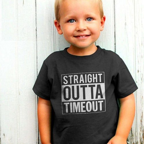 Toddler Shirt Straight Outta Timeout