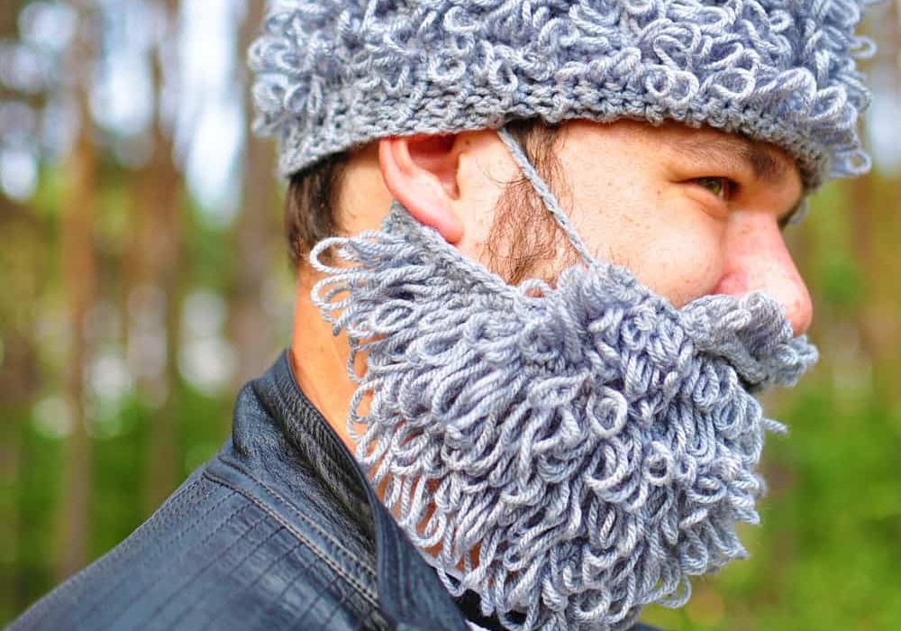 Warm Yourself Lumbersexual Crochet Beard Noveltystreet 